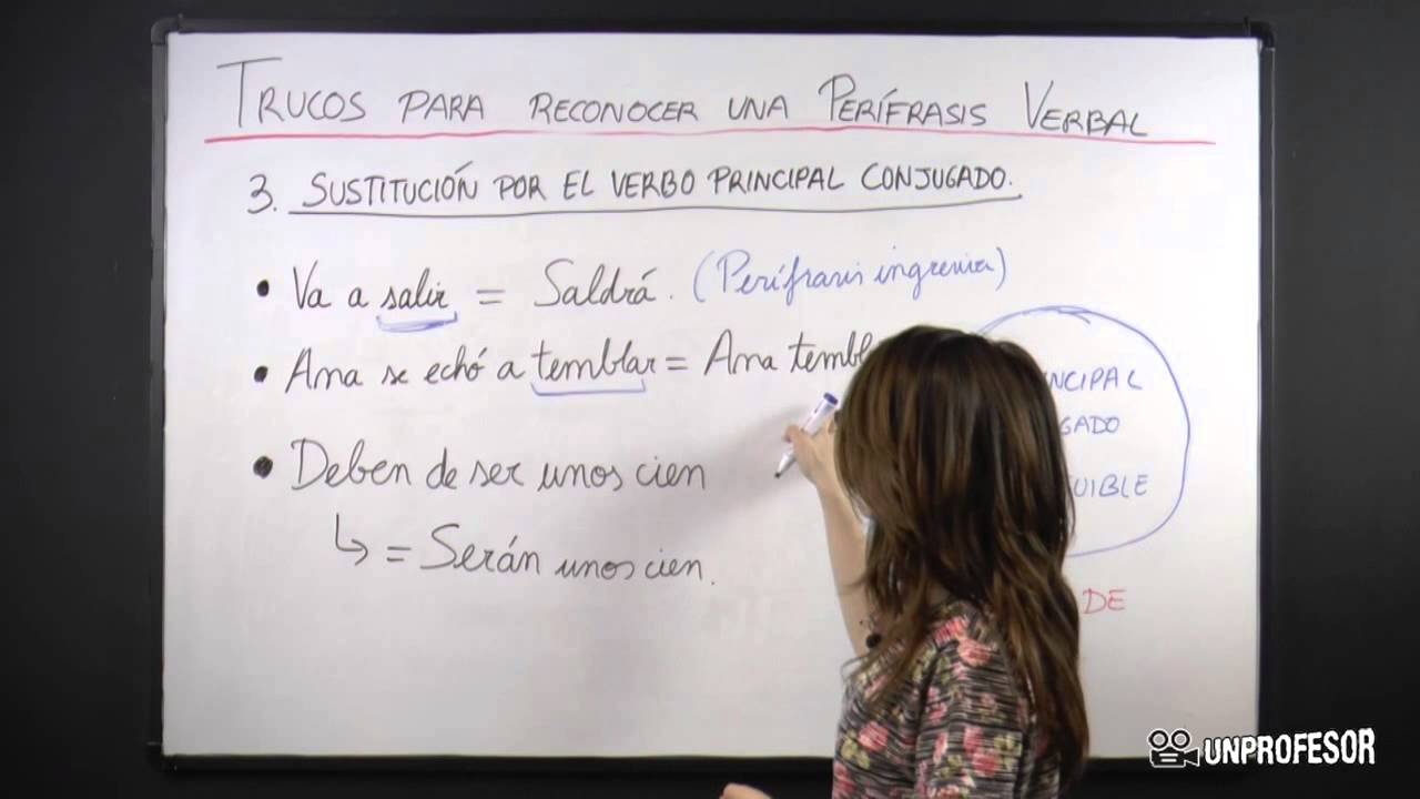 como identificar una perifrasis verbal