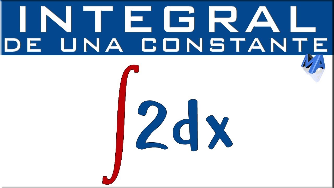 como integrar una constante
