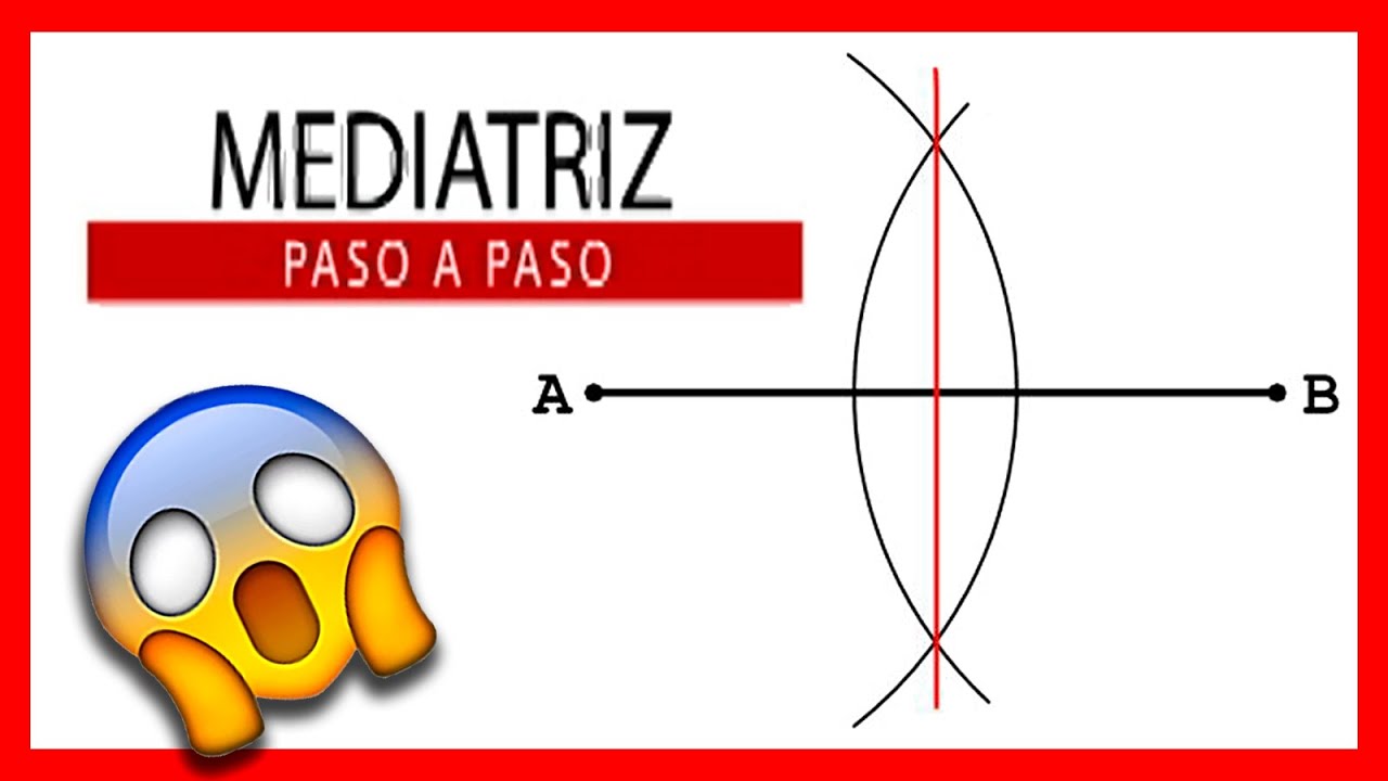 como se calcula la mediatriz de un segmento