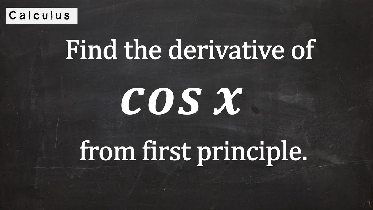 derivada del cos