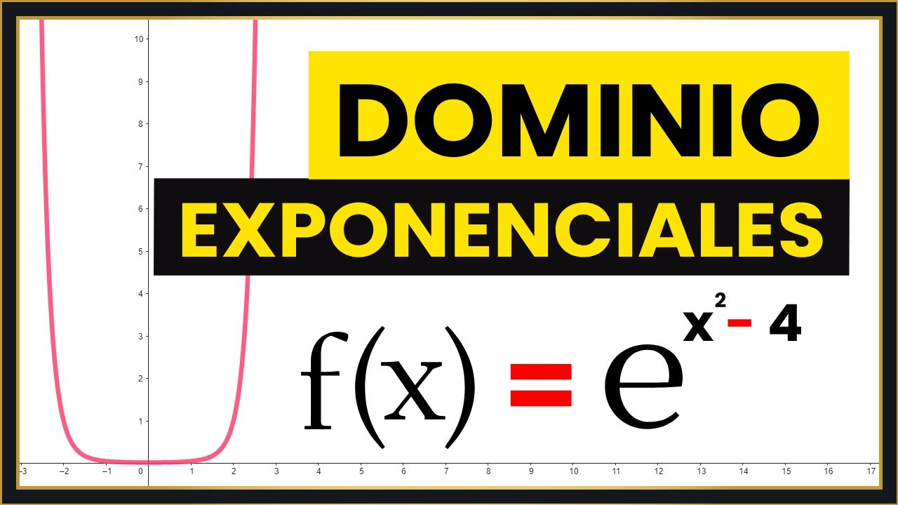 dominio exponenciales