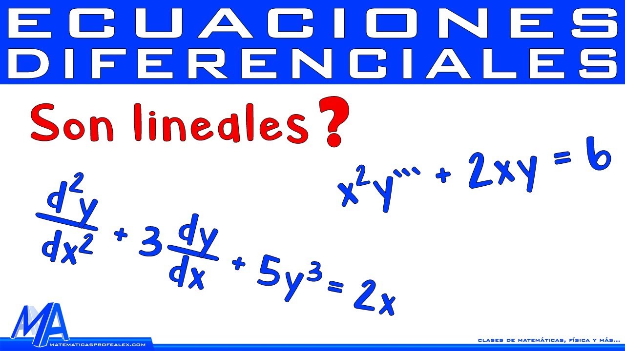 ecuaciones lineales y no lineales