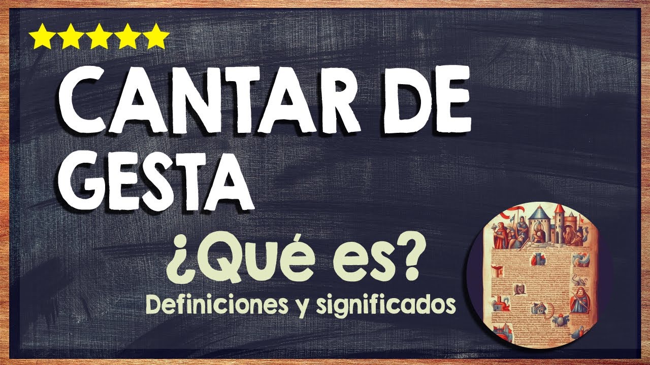 ejemplo de cantar de gesta