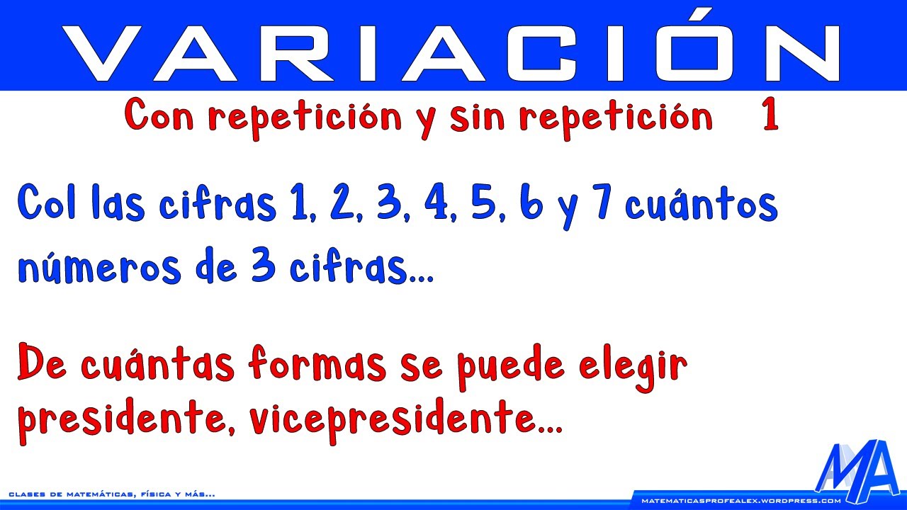 ejemplo de variación