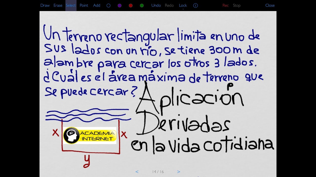 ejercicios de aplicacion de derivadas