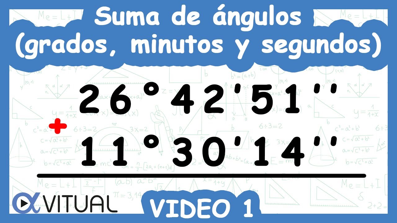 ejercicios suma y resta de angulos