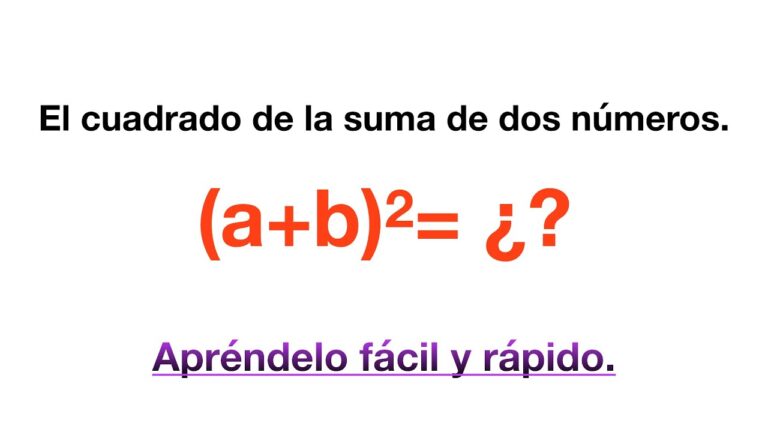 El Cuadrado De La Semisuma De Dos Números