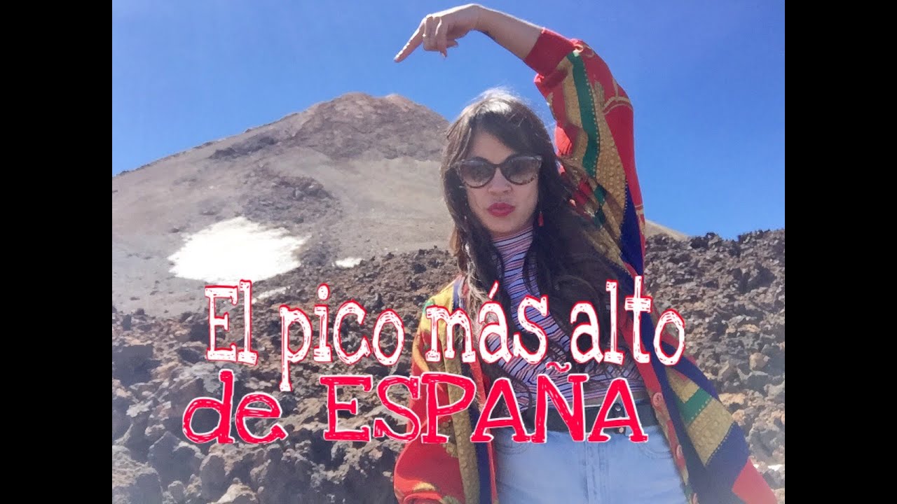 el pico más alto de españa con 3.718 metros es