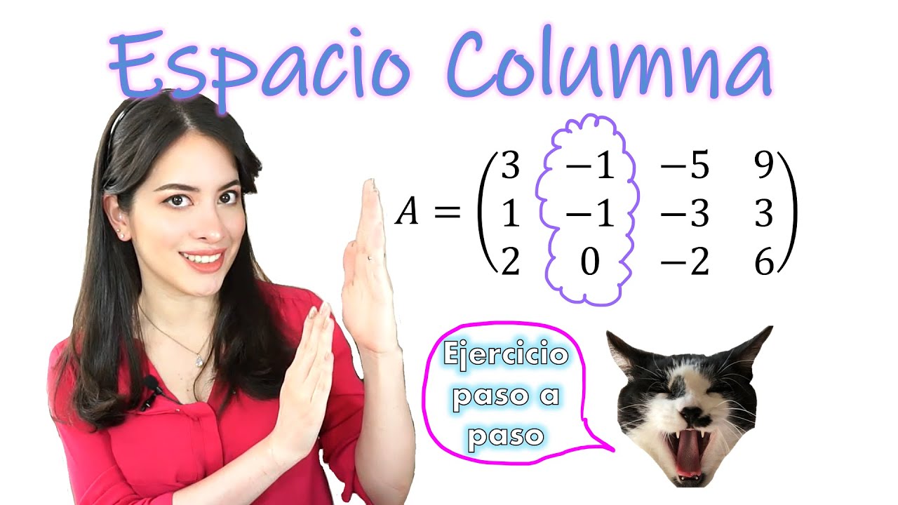 espacio columna de una matriz