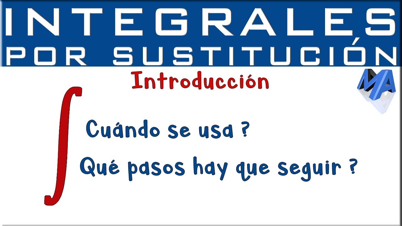 integrales por sustitución