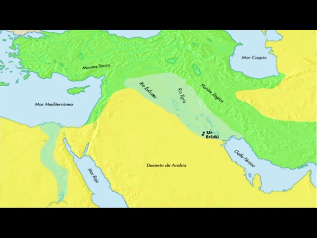 mapa antiguo de mesopotamia