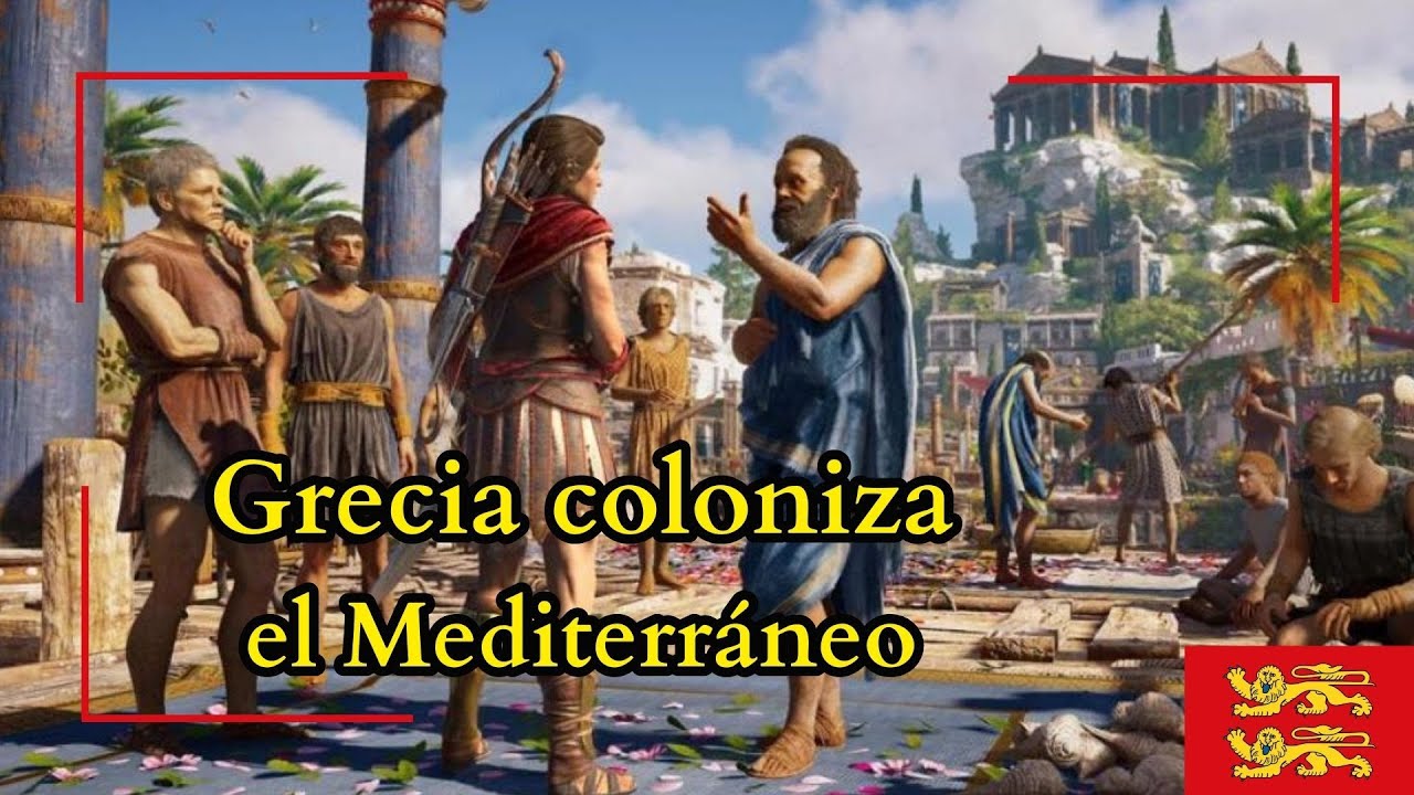mapa colonizacion griega
