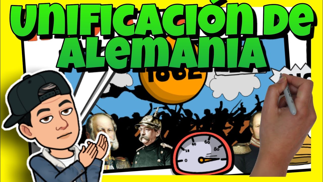 mapa unificacion alemana