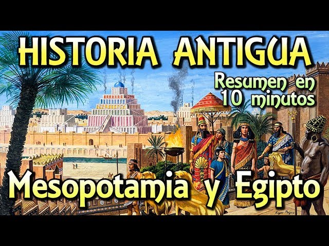 mesopotamia y egipto resumen