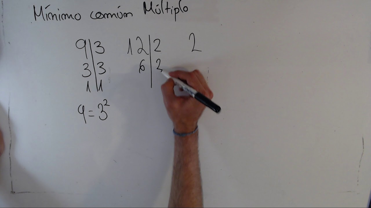 minimo común multiplo de 12