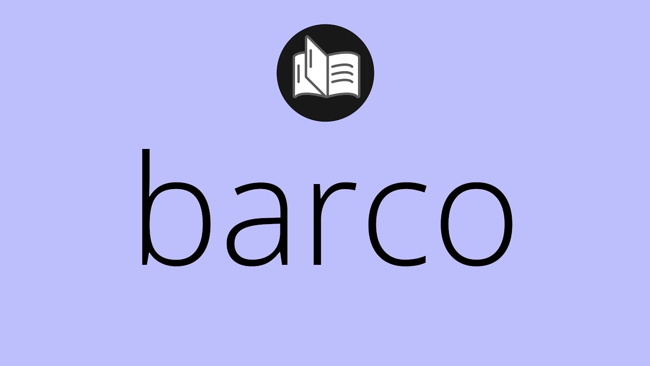 palabras derivadas de barco