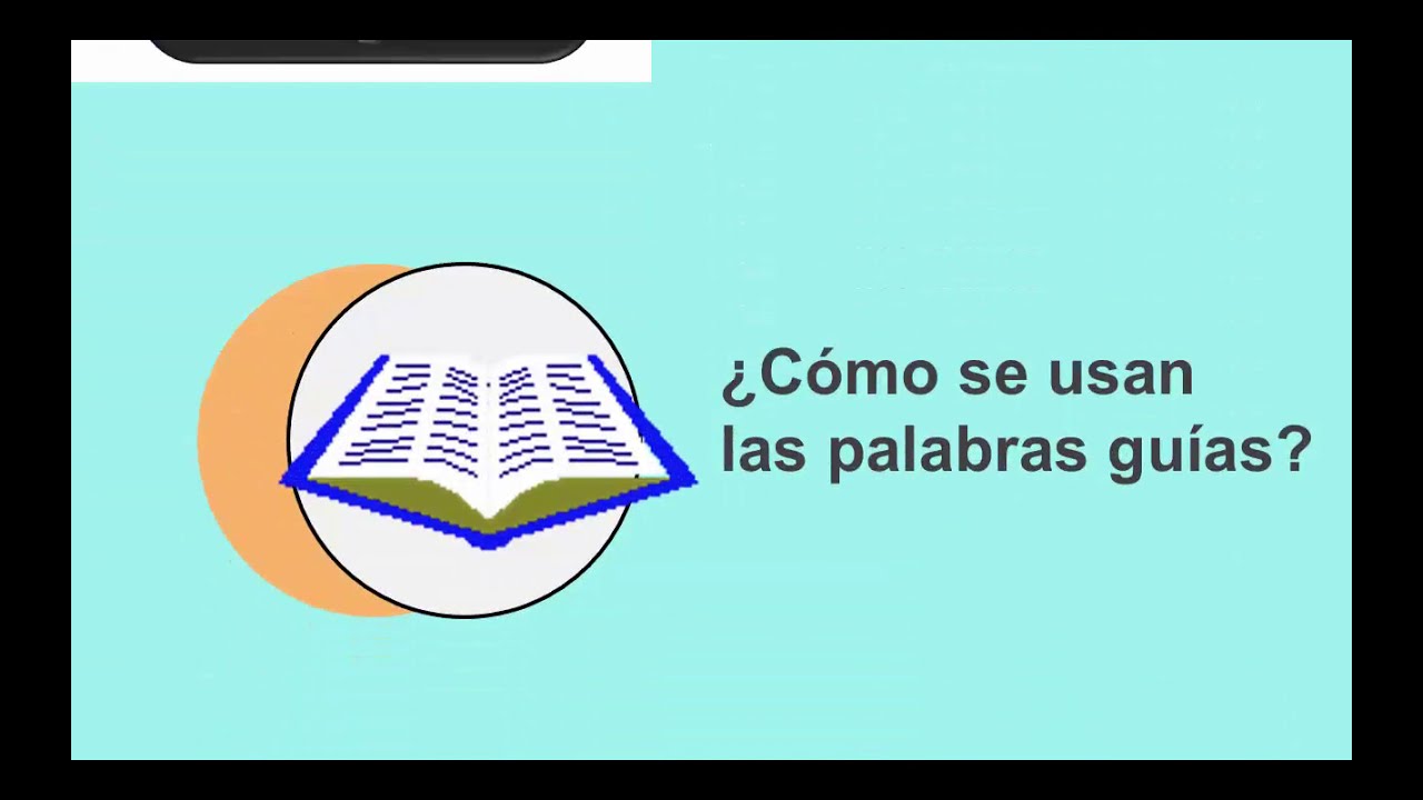 palabras guias de un diccionario