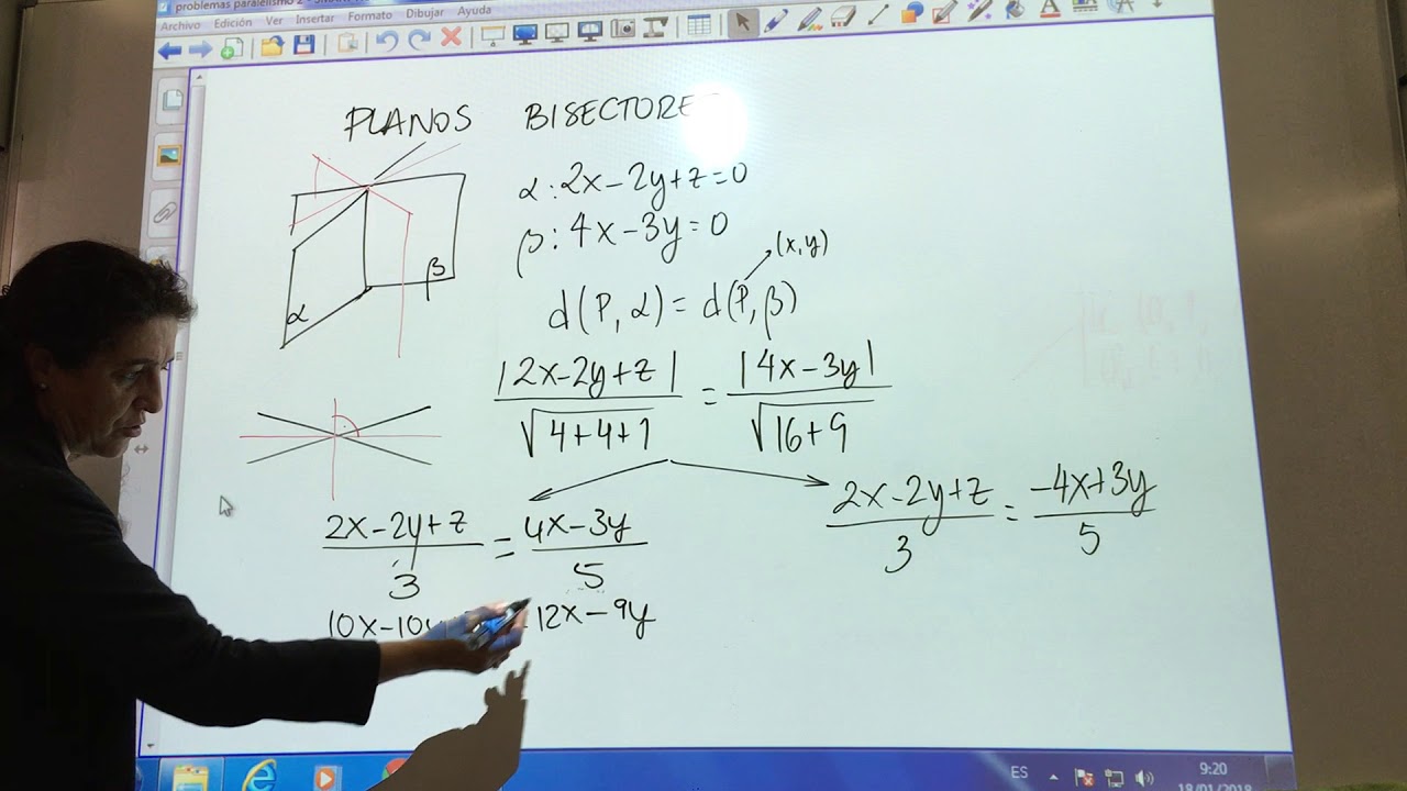 planos bisectores