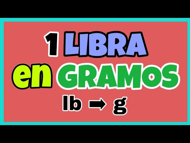 a que equivale una libra