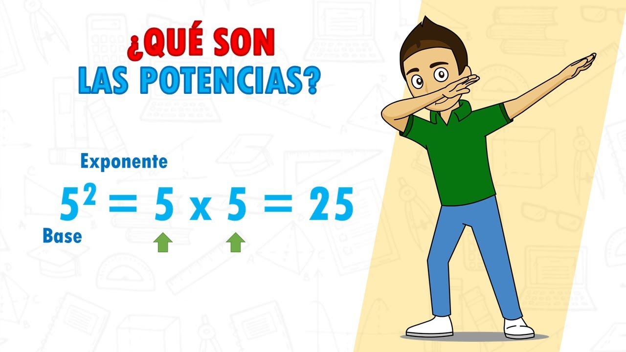 calcula las siguientes potencias