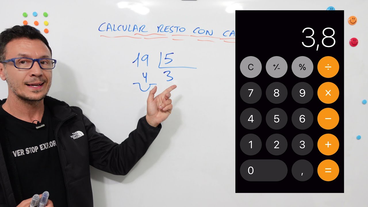 calcular resto de una division