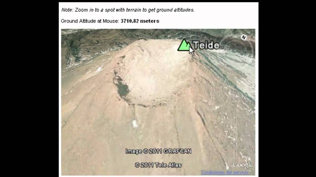 cuántos metros mide el teide