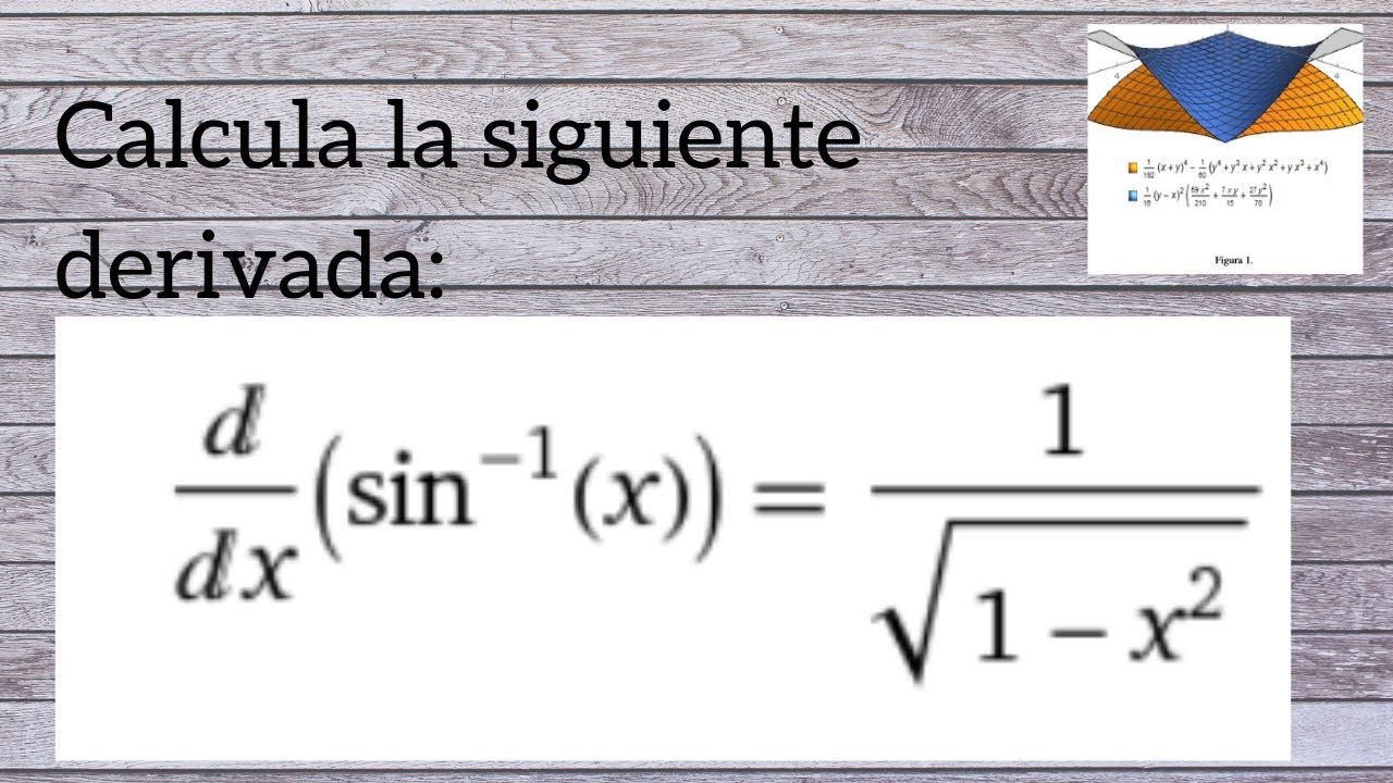 derivada del arcseno