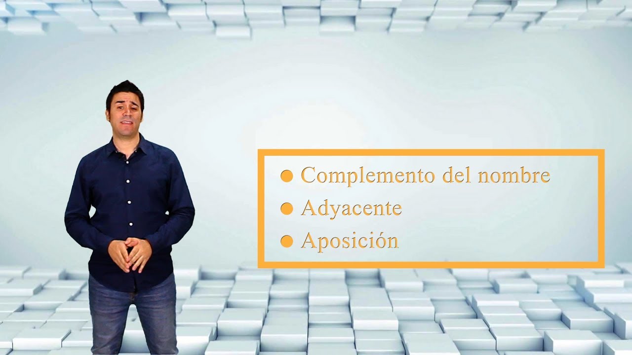 diferencia entre adyacente y complemento del nombre