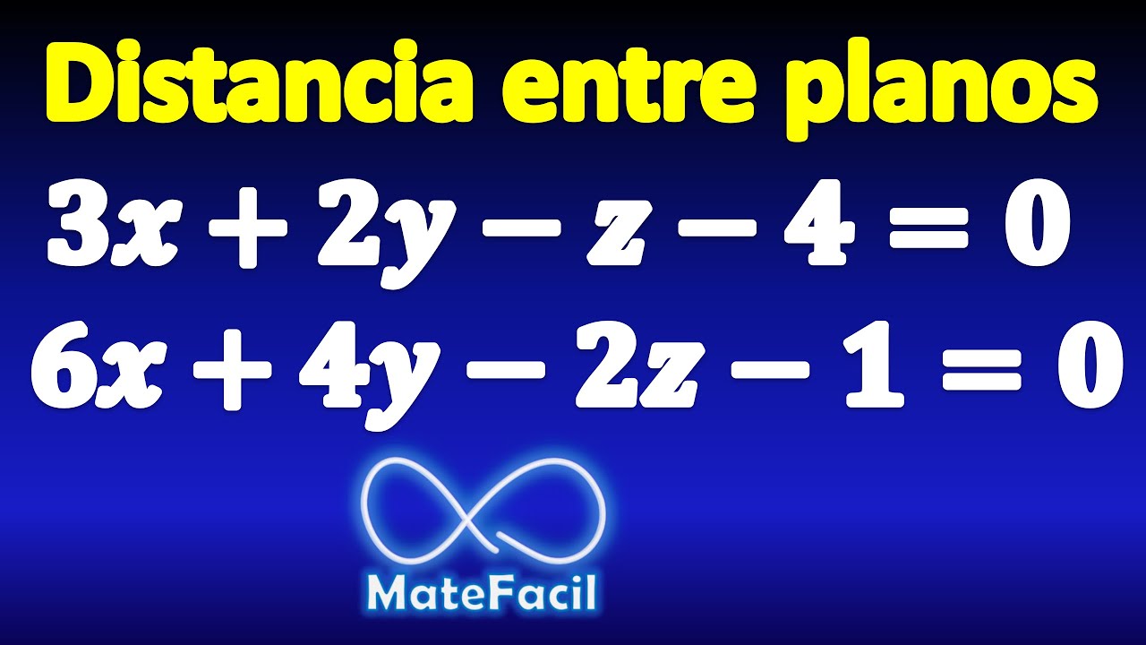 distancia entre 2 planos