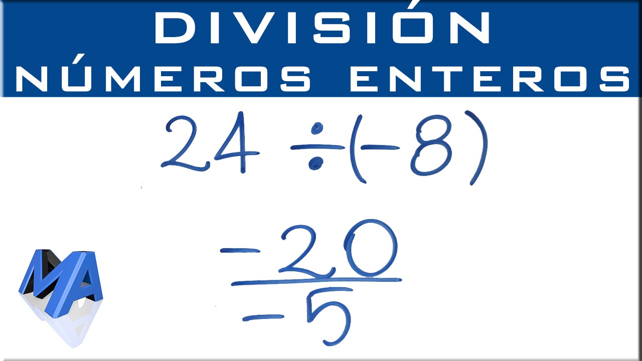 division con numeros enteros