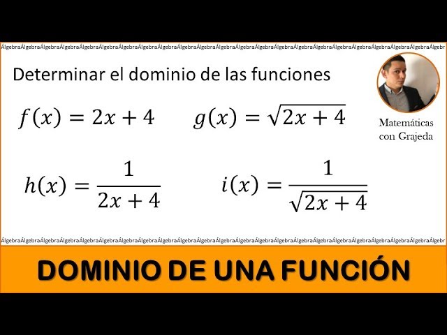 ejercicio dominio de funciones