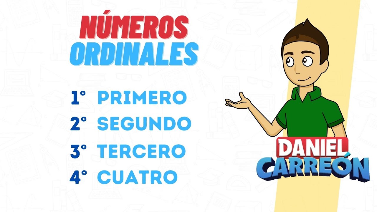 ejercicios con numeros ordinales