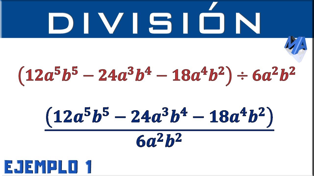 ejercicios de divisiones de polinomios entre monomios