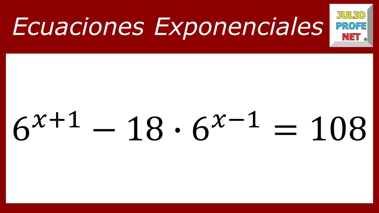 ejercicios exponenciales
