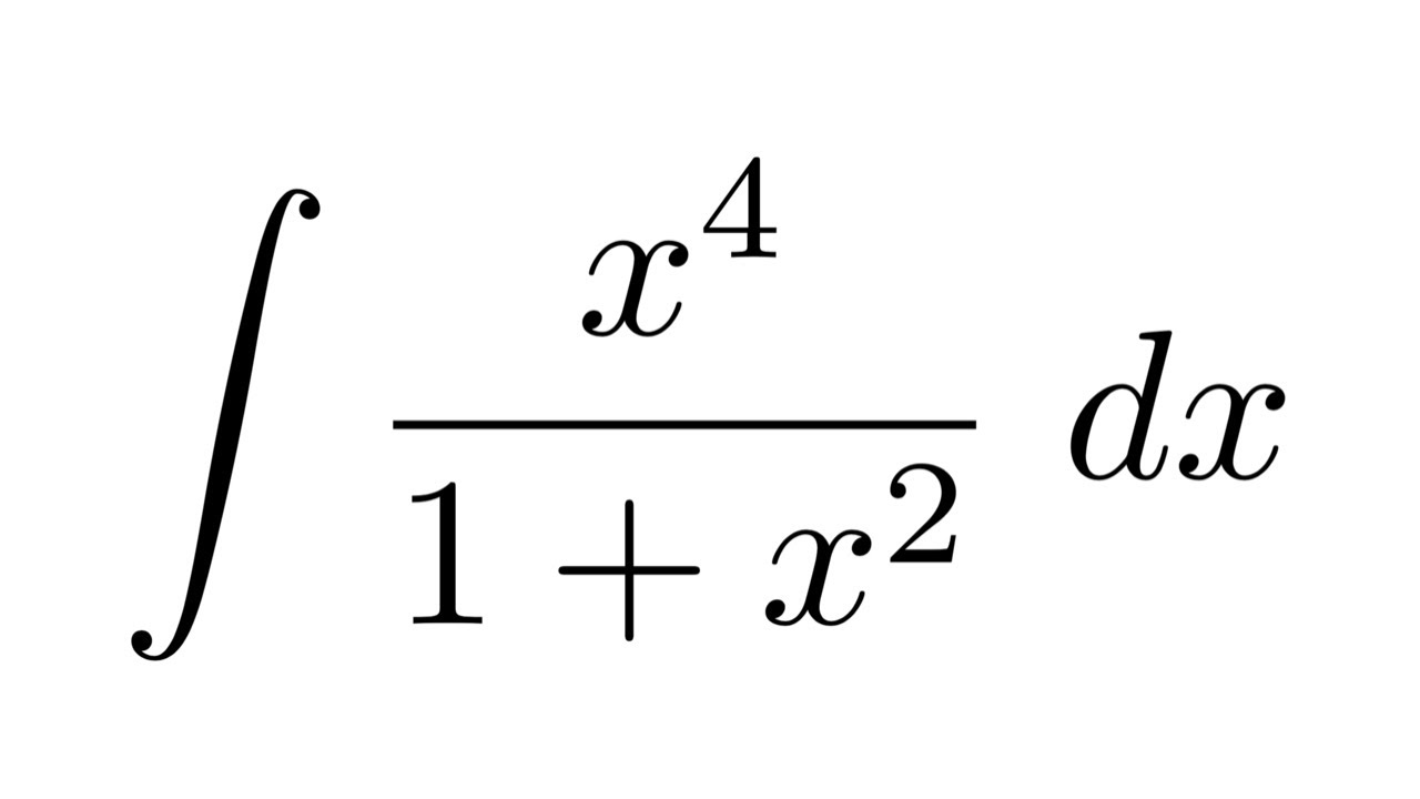 integral de x4