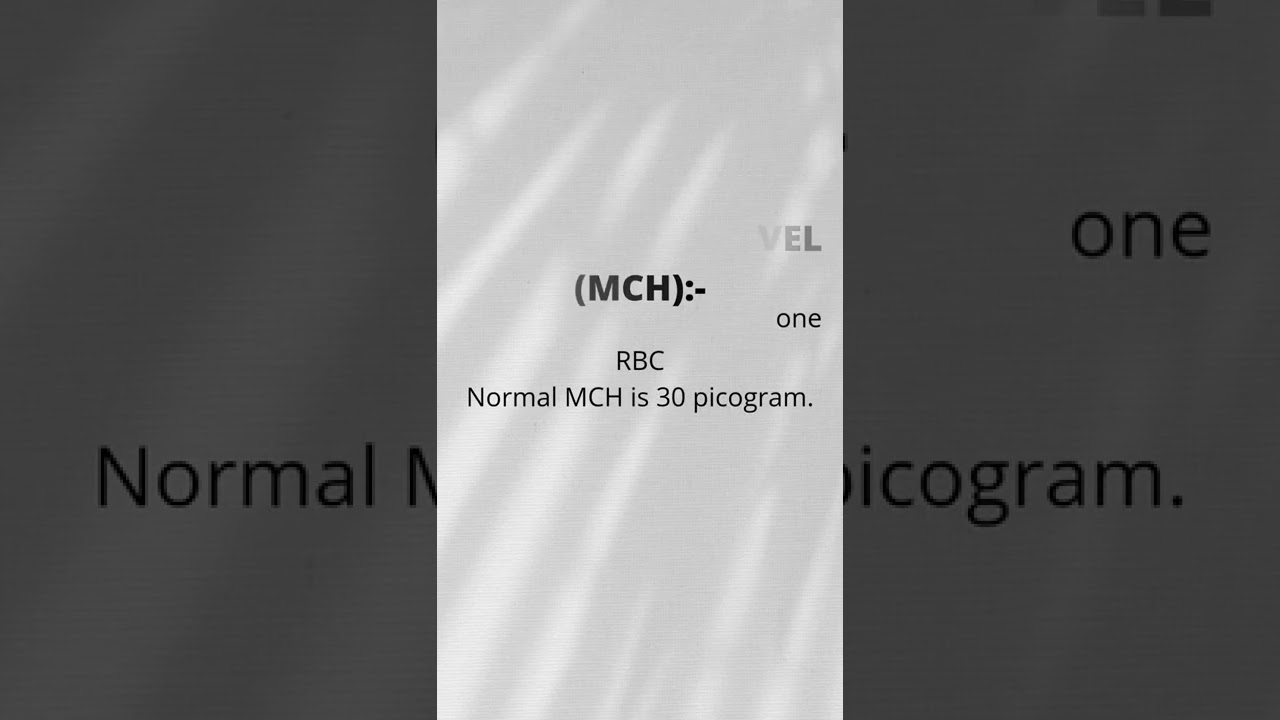 mch hormona