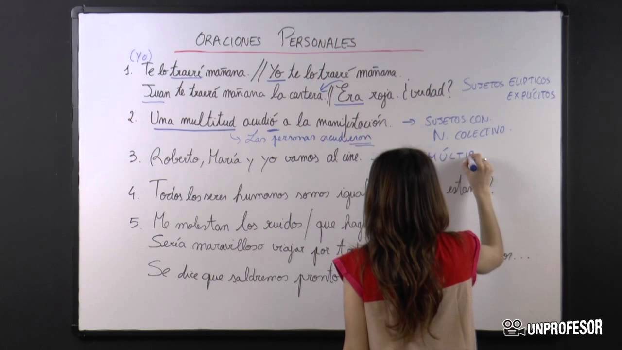 oraciones personales