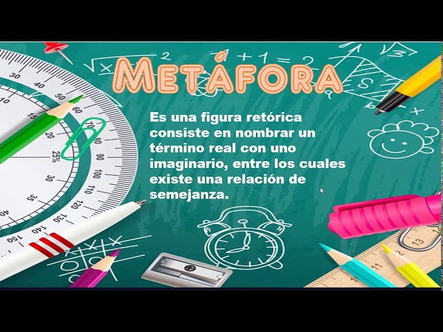 poemas con metaforas y comparaciones