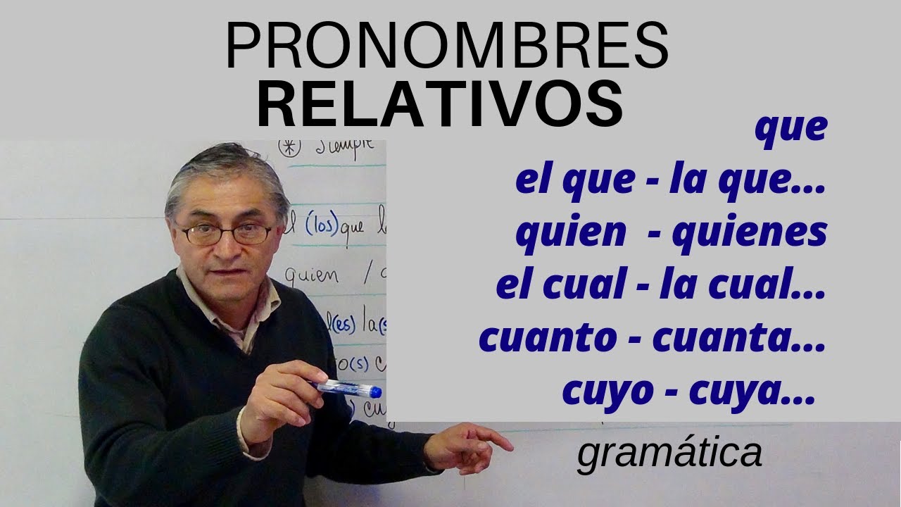 pronombre relativo ejemplo
