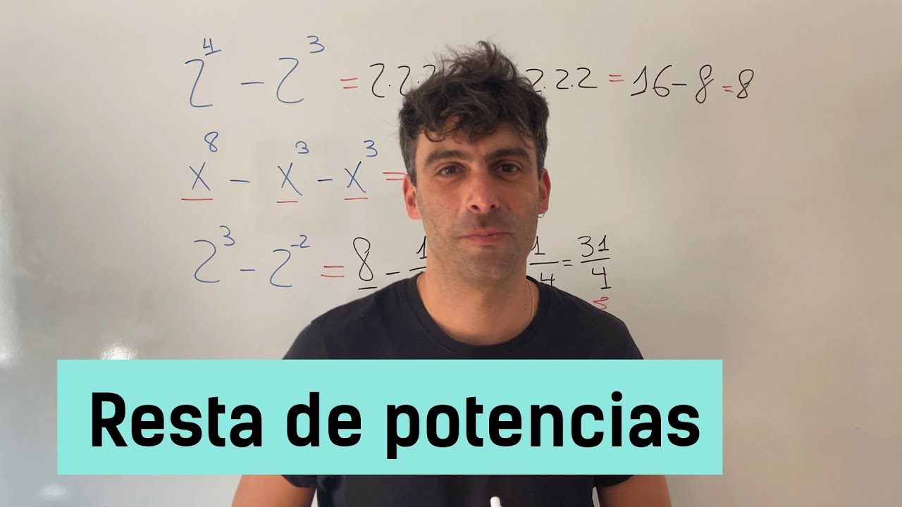 restas de potencias